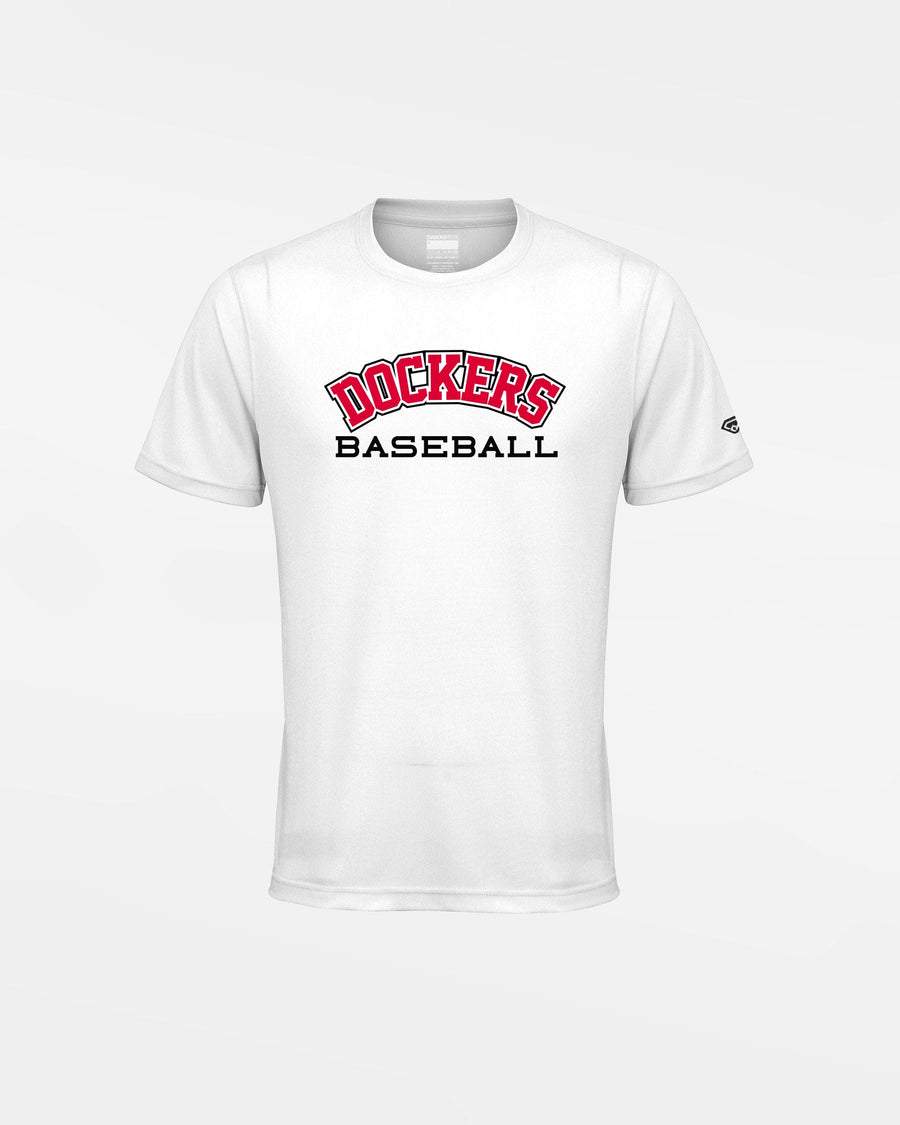 Diamond Pride Kids Basic Functional T-Shirt "Bremen Dockers", Dockers Baseball, weiss-DIAMOND PRIDE