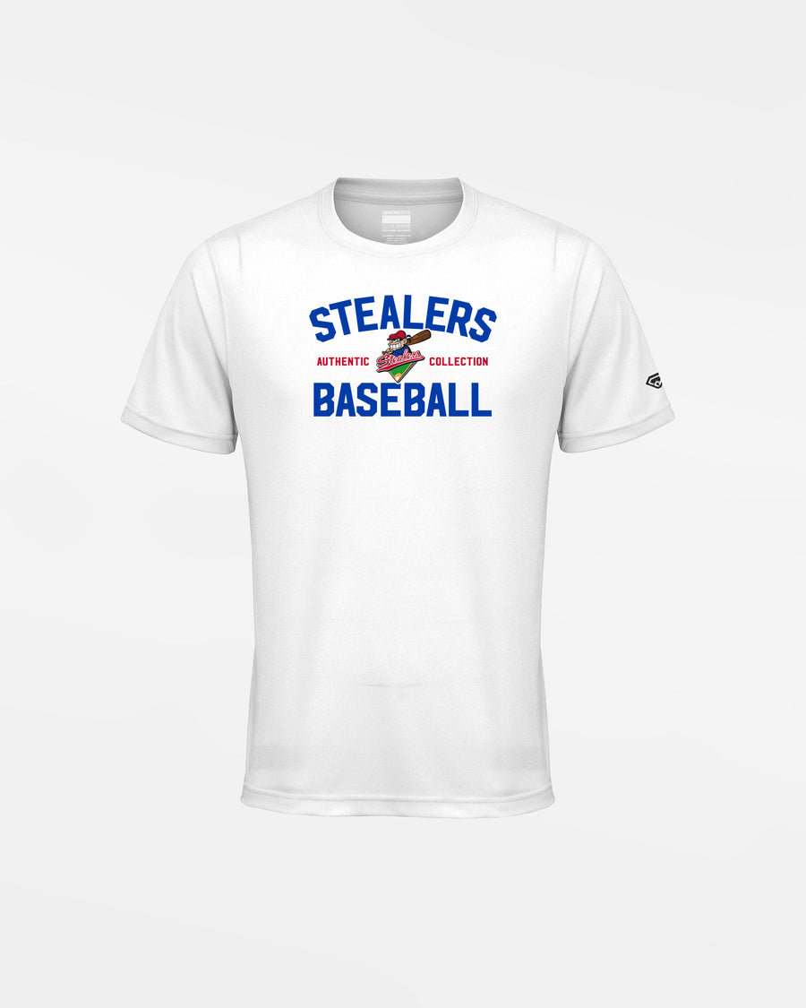 Diamond Pride Kids Basic Functional T-Shirt "Hamburg Stealers", Baseball, weiss-DIAMOND PRIDE