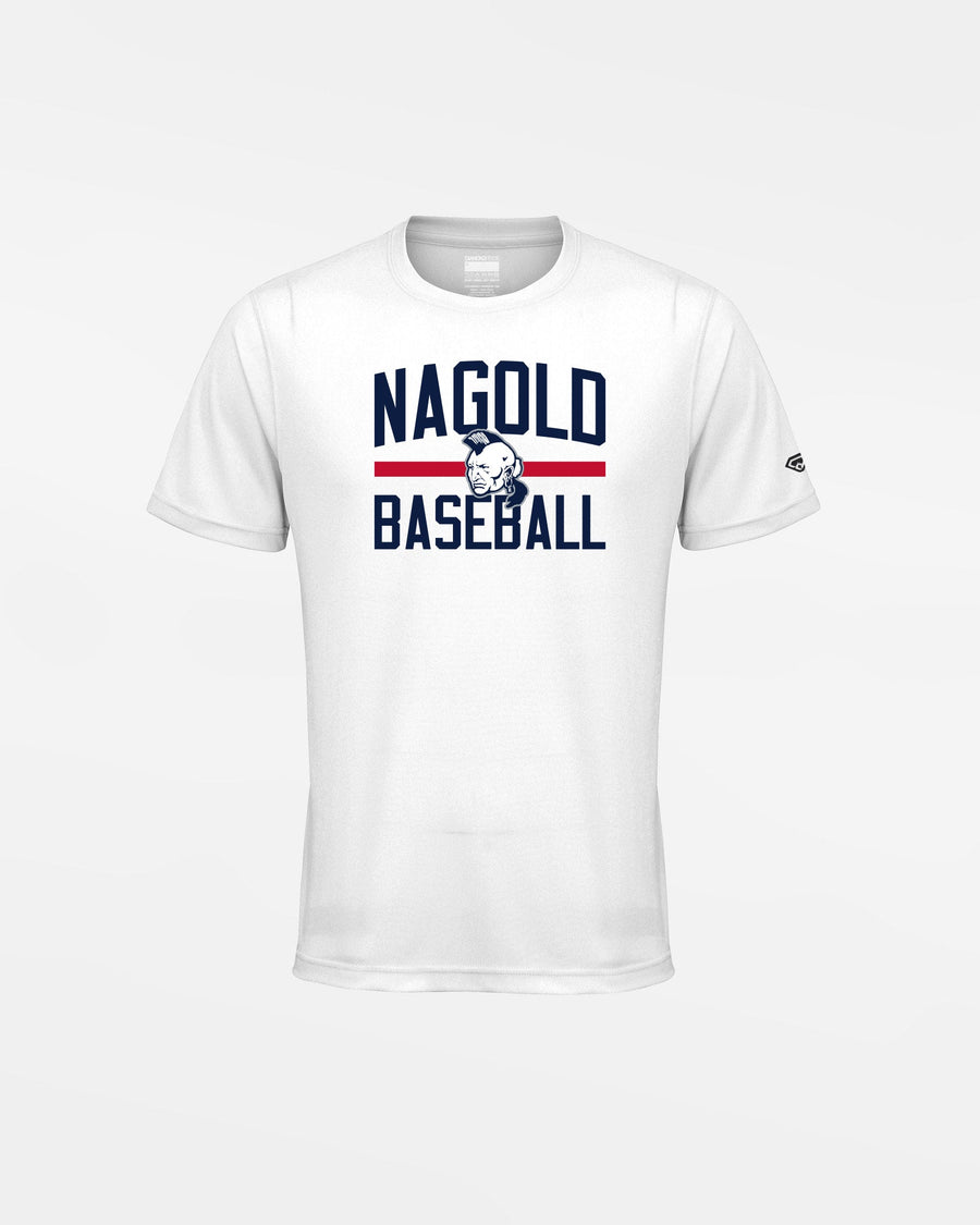 Diamond Pride Kids Basic Functional T-Shirt "Nagold Mohawks", Baseball, weiss-DIAMOND PRIDE