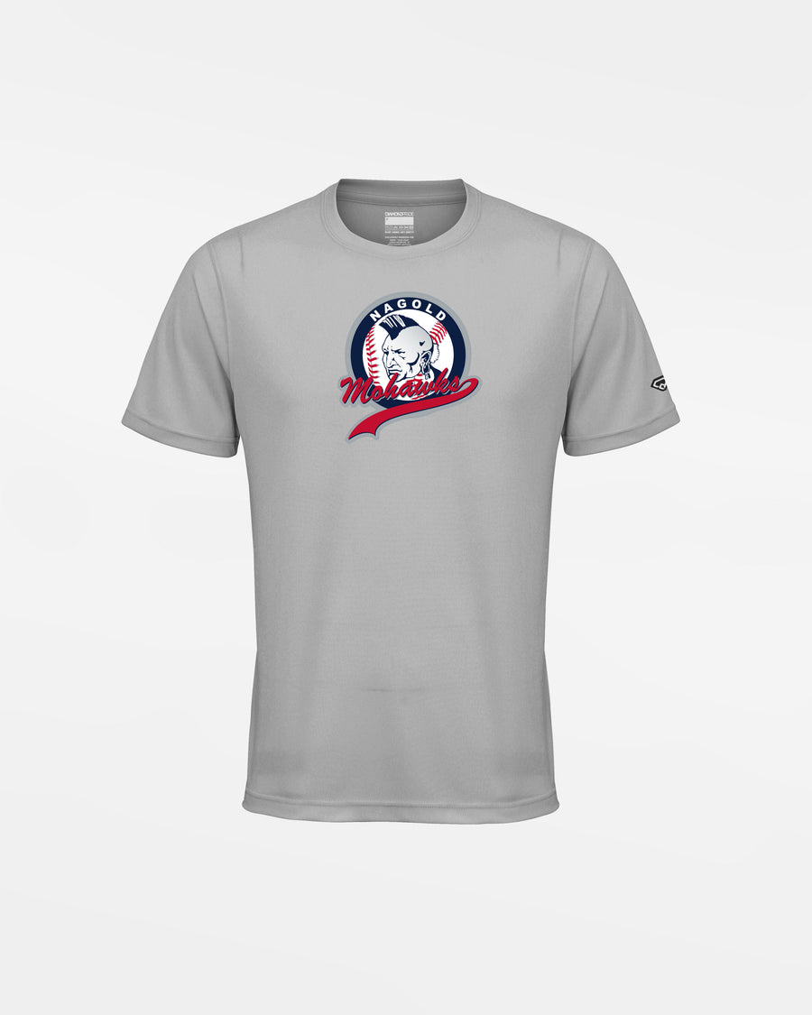 Diamond Pride Kids Basic Functional T-Shirt "Nagold Mohawks", Crest, grau-DIAMOND PRIDE