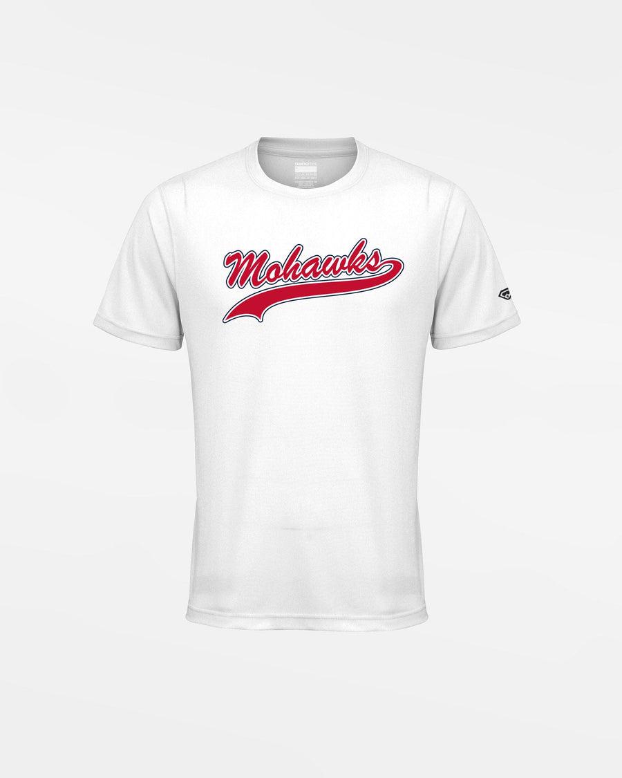 Diamond Pride Kids Basic Functional T-Shirt "Nagold Mohawks", Script, weiss-DIAMOND PRIDE