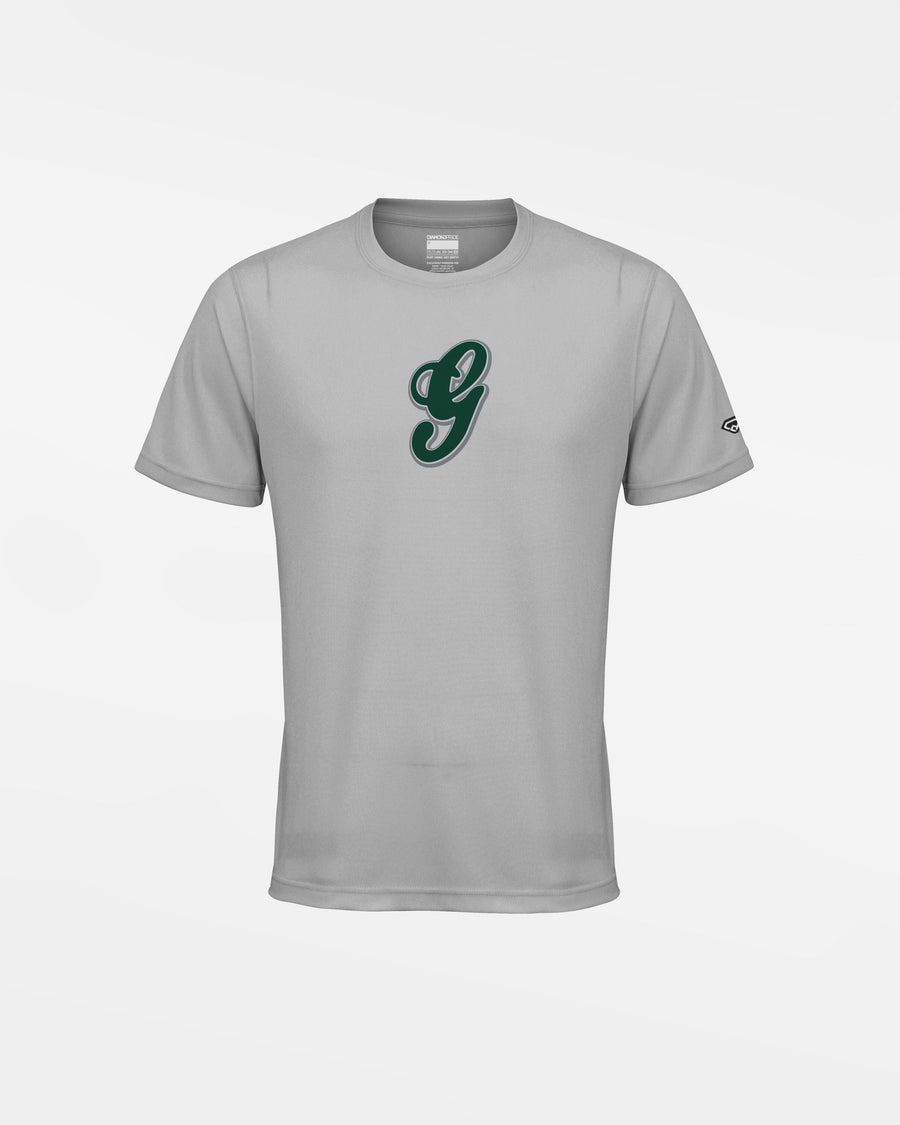 Diamond Pride Kids Basic Functional T-Shirt "Niederlamitz Greens", G, grau-DIAMOND PRIDE