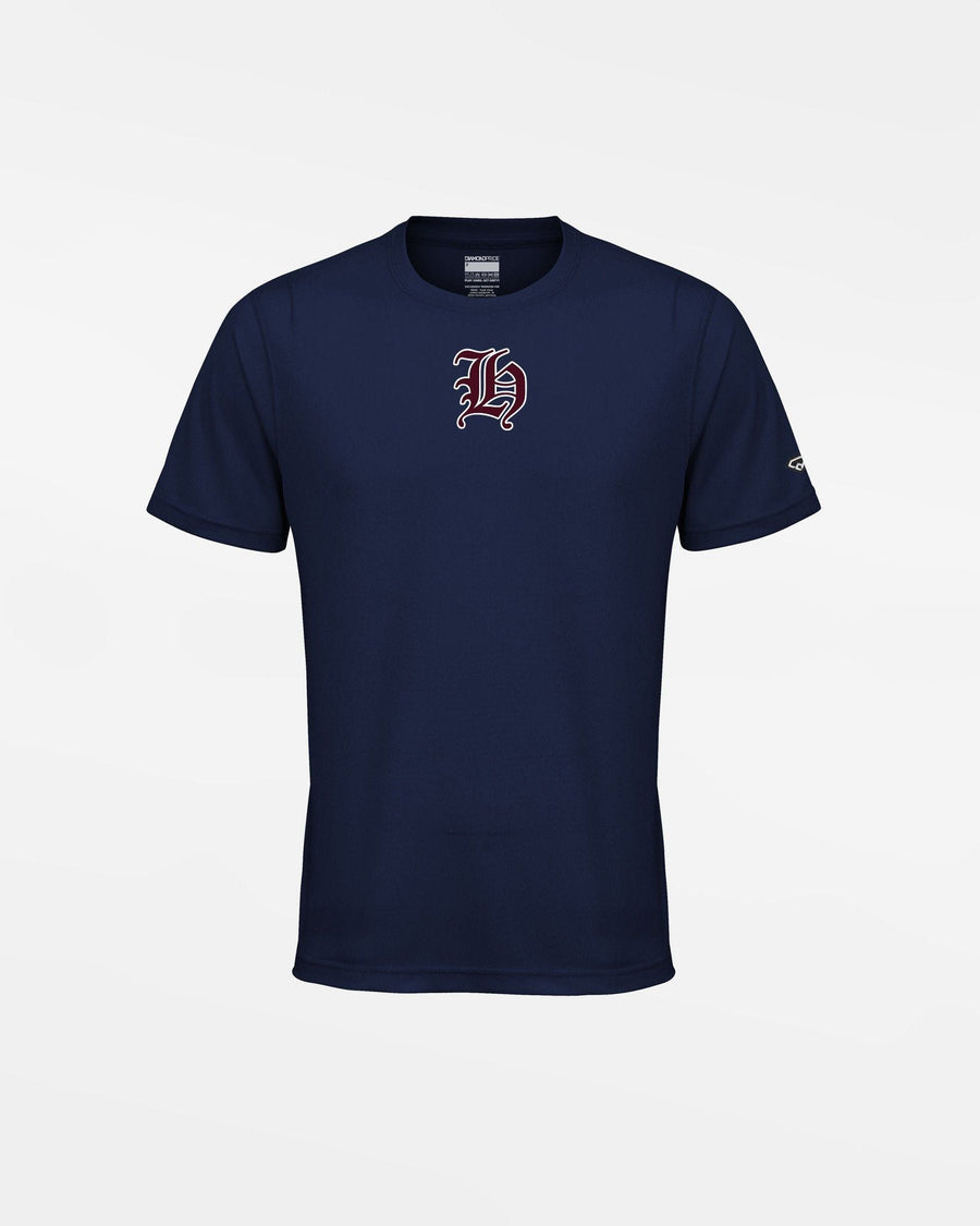 Diamond Pride Kids Basic Functional T-Shirt "Tübingen Hawks", H, navy blau-DIAMOND PRIDE