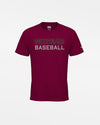 Diamond Pride Kids Basic Functional T-Shirt "Wesseling Vermins“, Old Vermins Baseball, maroon-rot-DIAMOND PRIDE