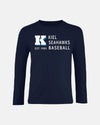 Diamond Pride Kids Longsleeve Shirt "Kiel Seahawks", Script, navy blau-DIAMOND PRIDE