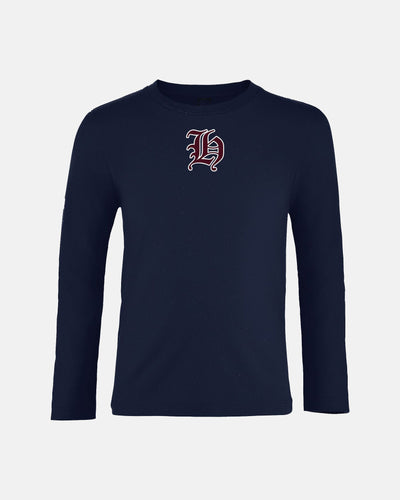 Diamond Pride Kids Longsleeve Shirt "Tübingen Hawks", H, navy blau-DIAMOND PRIDE