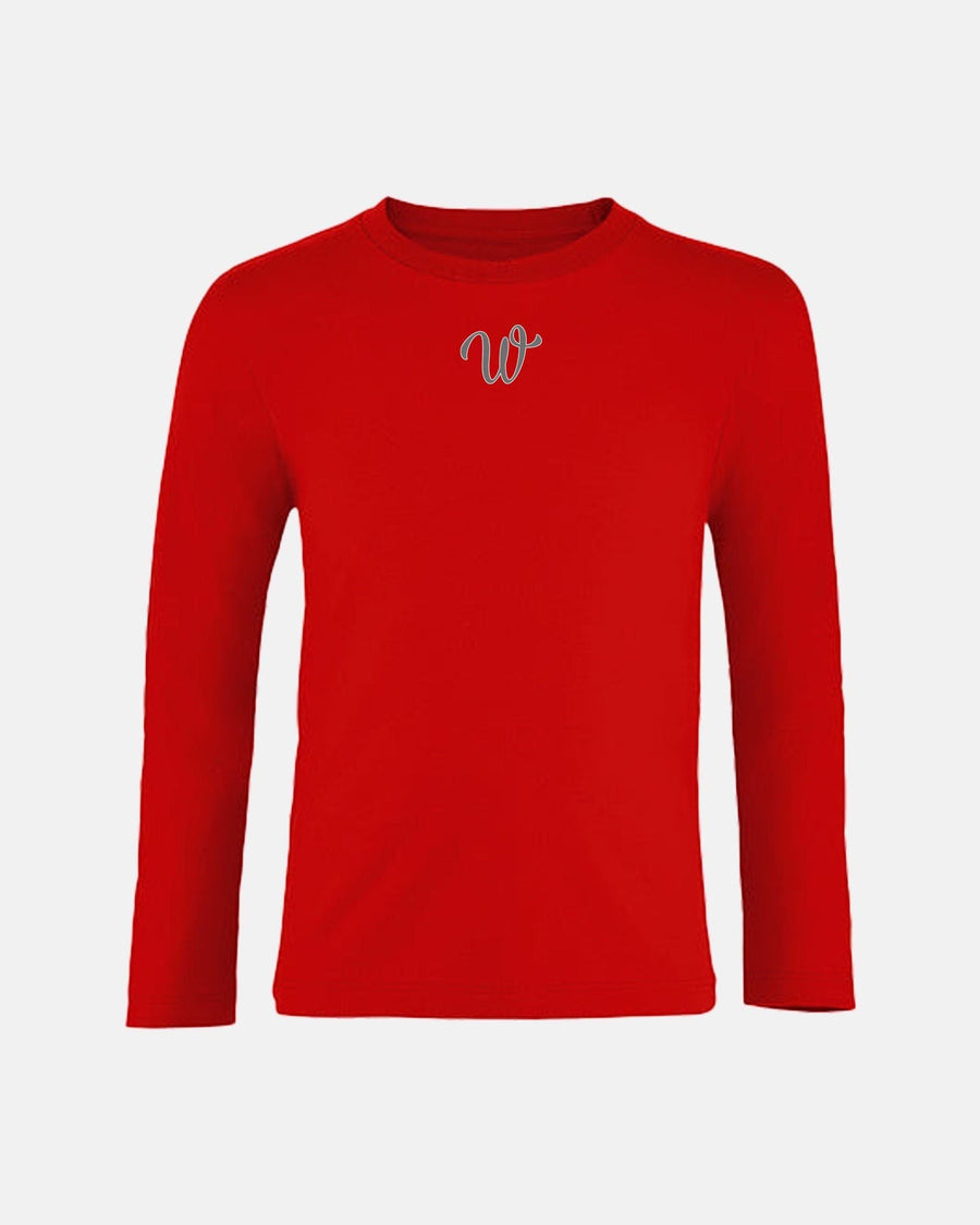 Diamond Pride Kids Longsleeve Shirt "Wolfsburg Blackbirds", W, rot-DIAMOND PRIDE