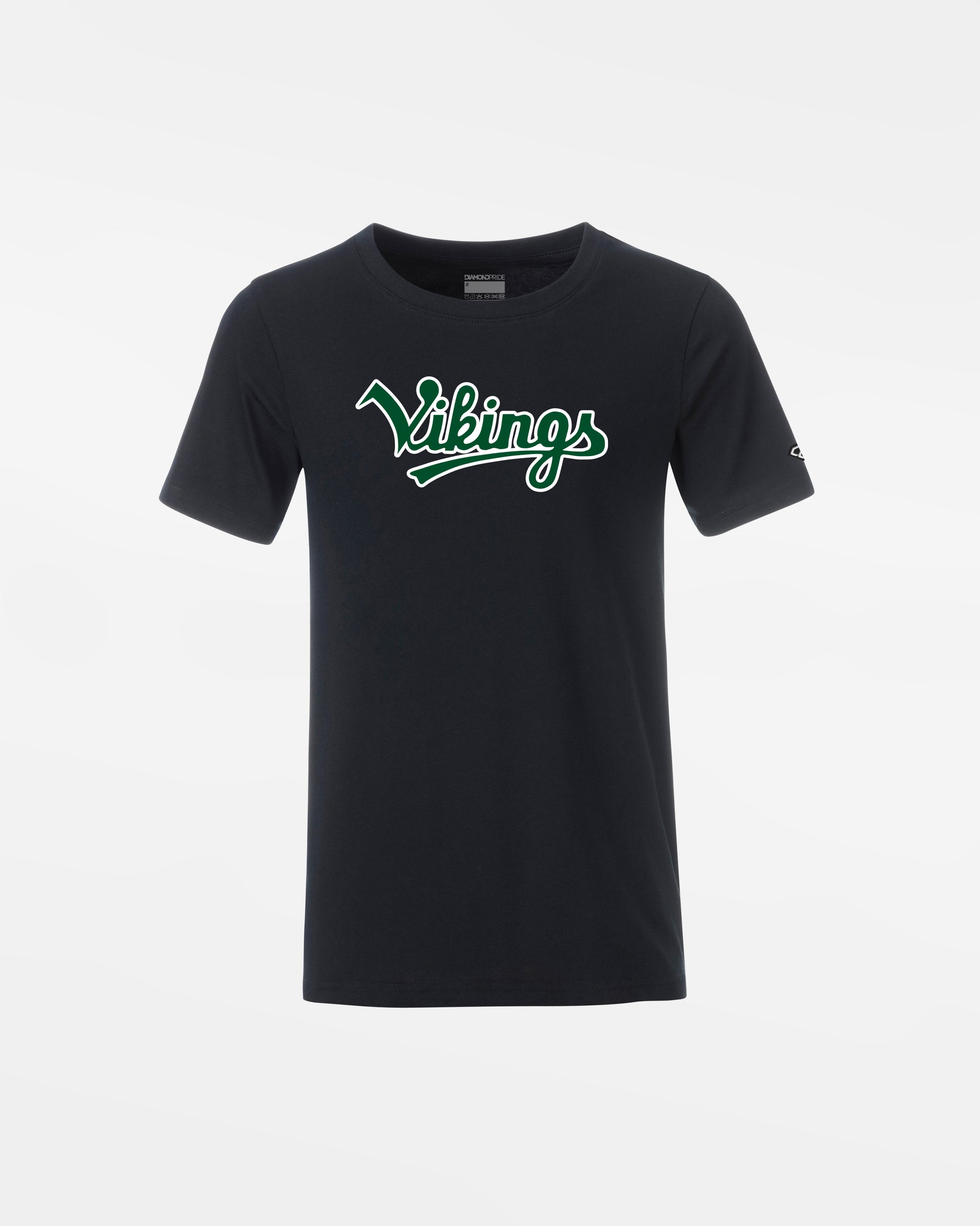 Diamond Pride Kids Premium Light T-Shirt „Kufstein Vikings“, Script, schwarz-DIAMOND PRIDE