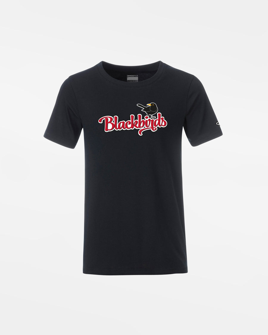 Diamond Pride Kids Premium Light T-Shirt "Wolfsburg Blackbirds", Bird, schwarz-DIAMOND PRIDE