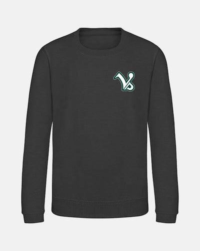 Diamond Pride Kids Premium Sweater „Kufstein Vikings“, VS, schwarz-DIAMOND PRIDE