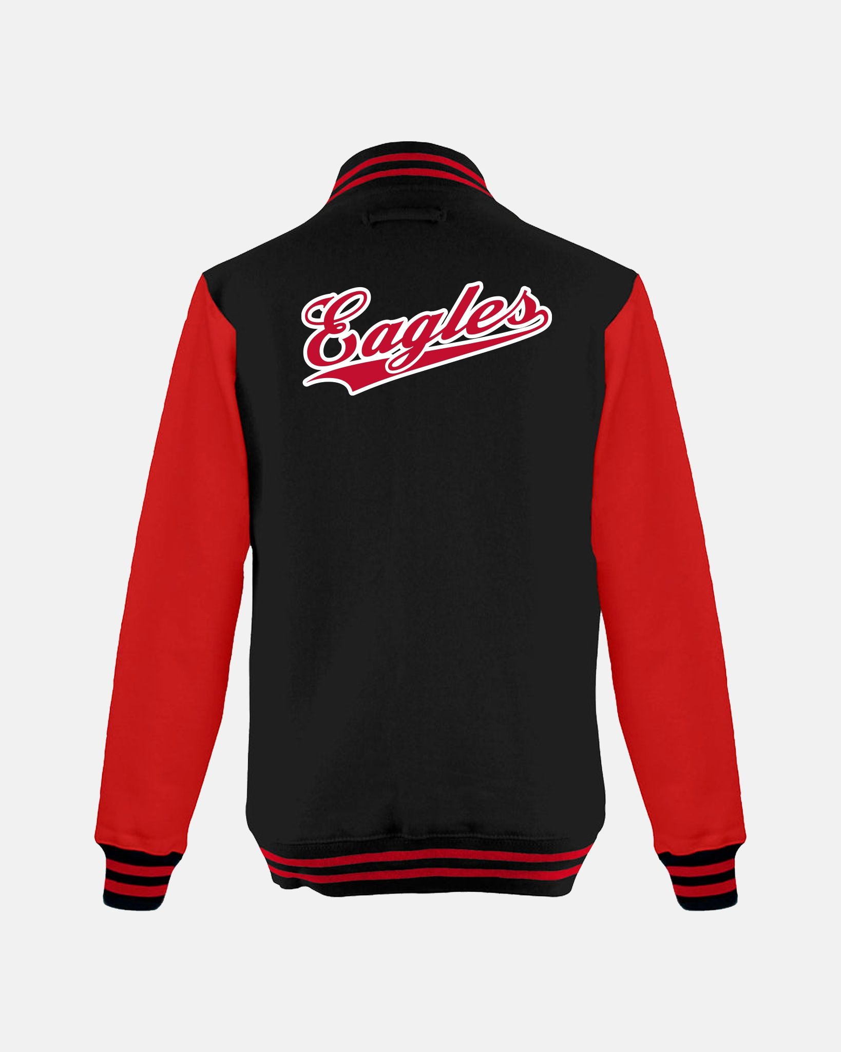 Diamond Pride Kids Varsity College Jacke "Frankfurt Eagles", Crest & Eagles, schwarz-rot-DIAMOND PRIDE