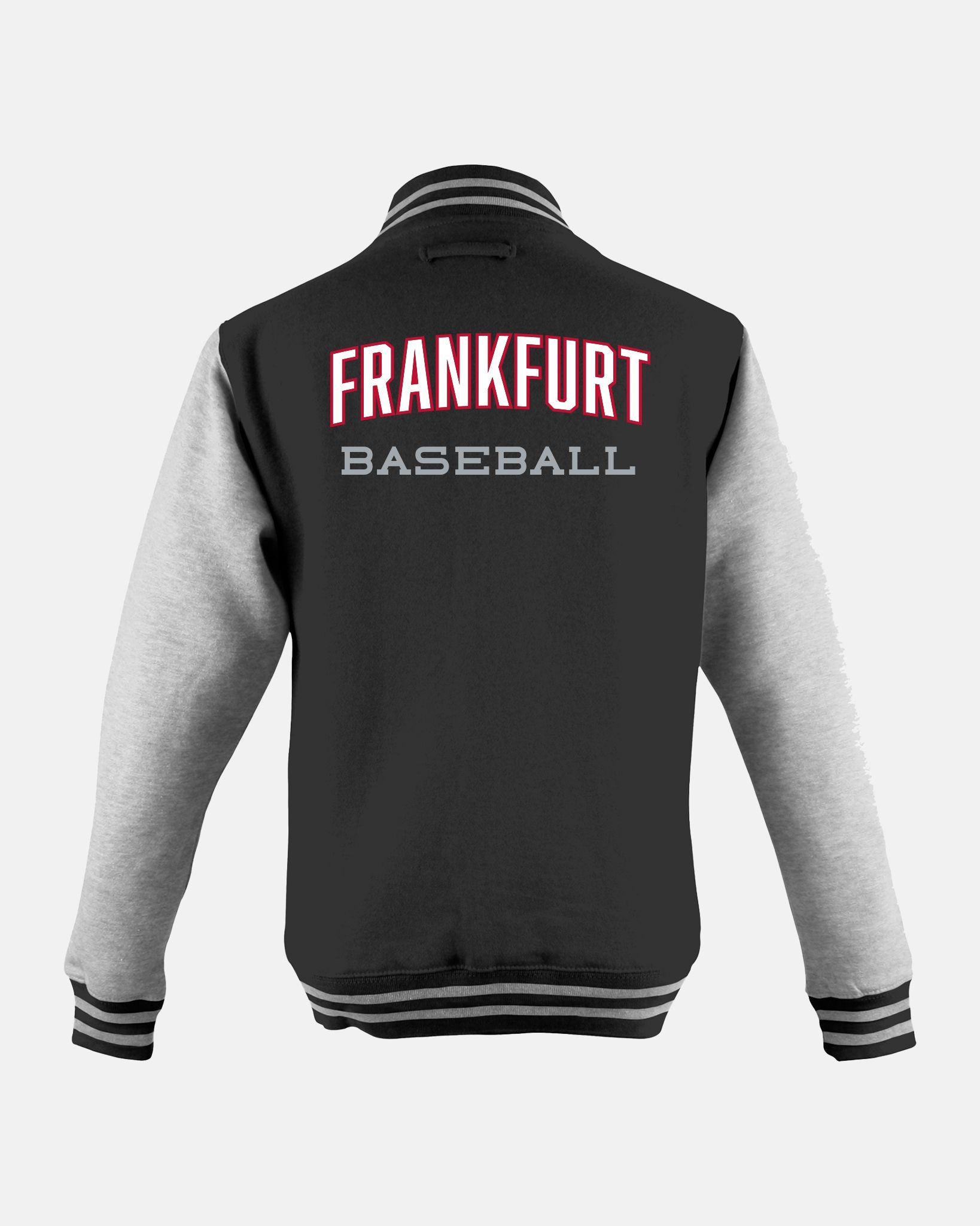 Diamond Pride Kids Varsity College Jacke "Frankfurt Eagles", F & Baseball, schwarz-heather grau-DIAMOND PRIDE