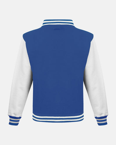Diamond Pride Kids Varsity College Jacke, royal blau - weiss-DIAMOND PRIDE