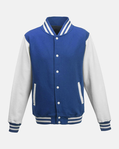 Diamond Pride Kids Varsity College Jacke, royal blau - weiss-DIAMOND PRIDE