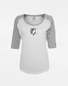 Diamond Pride Ladies 3/4 Contrast Raglan T-Shirt "Braunschweig 89ers", B, weiss-heather grau-DIAMOND PRIDE