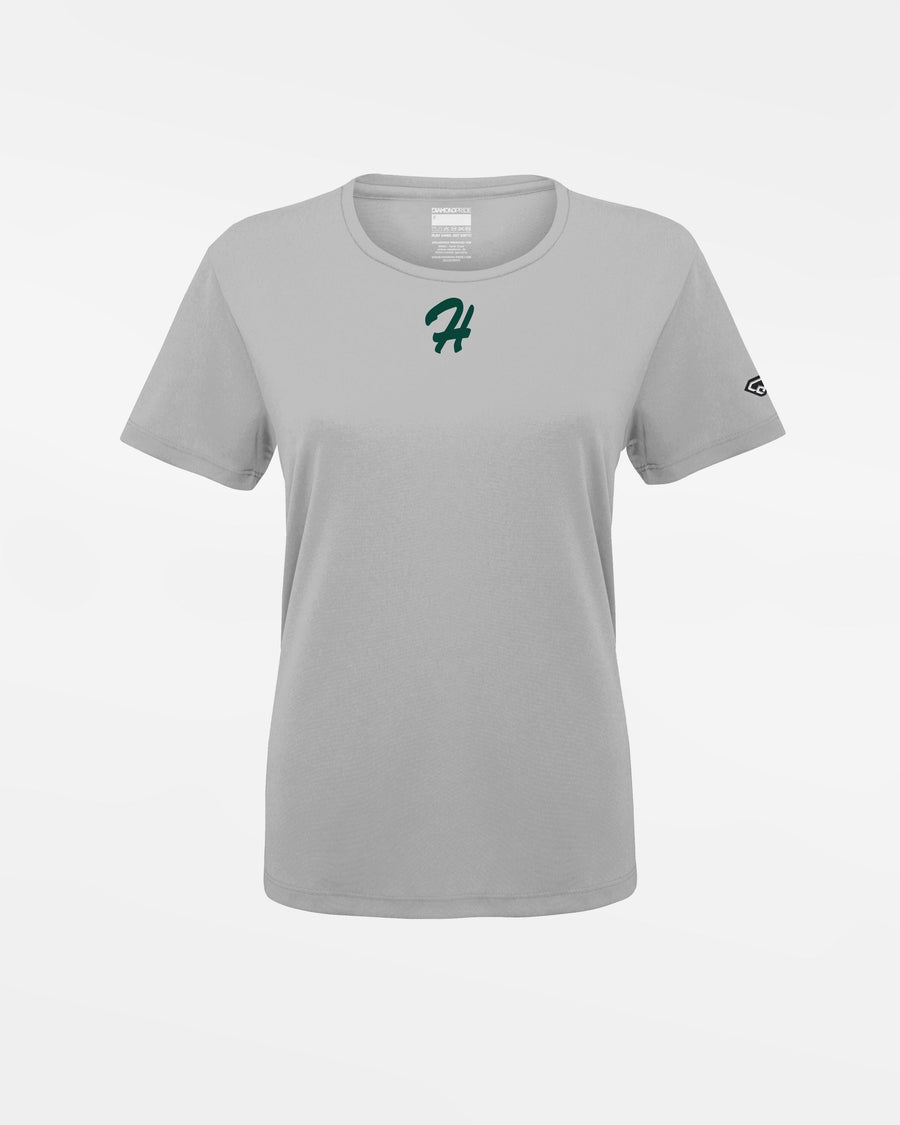 Diamond Pride Ladies Basic Functional T-Shirt "Herrenberg Wanderers", H, grau-DIAMOND PRIDE