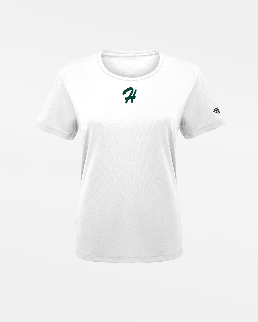 Diamond Pride Ladies Basic Functional T-Shirt "Herrenberg Wanderers", H, weiss-DIAMOND PRIDE