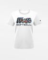 Diamond Pride Ladies Basic Functional T-Shirt "Laufer Wölfe", Wölfe Softball, weiss-DIAMOND PRIDE