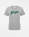 Diamond Pride Ladies Basic Functional T-Shirt "Niederlamitz Greens", Script, grau-DIAMOND PRIDE