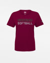 Diamond Pride Ladies Basic Functional T-Shirt "Wesseling Vermins", Old Vermins Softball, maroon-rot-DIAMOND PRIDE