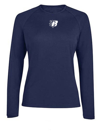Diamond Pride Ladies Light-Performance Longsleeve Shirt "Braunschweig 89ers", B, navy blau-DIAMOND PRIDE