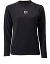 Diamond Pride Ladies Light-Performance Longsleeve Shirt "Laufer Wölfe", W, schwarz-DIAMOND PRIDE