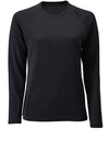 Diamond Pride Ladies Light-Performance Longsleeve Shirt, schwarz-DIAMOND PRIDE