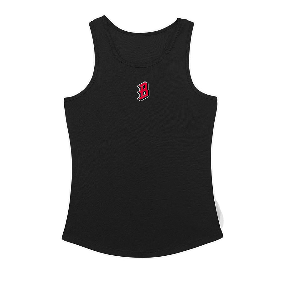 Diamond Pride Ladies Light-Performance Racerback Tank "Bremen Dockers", B, schwarz-DIAMOND PRIDE