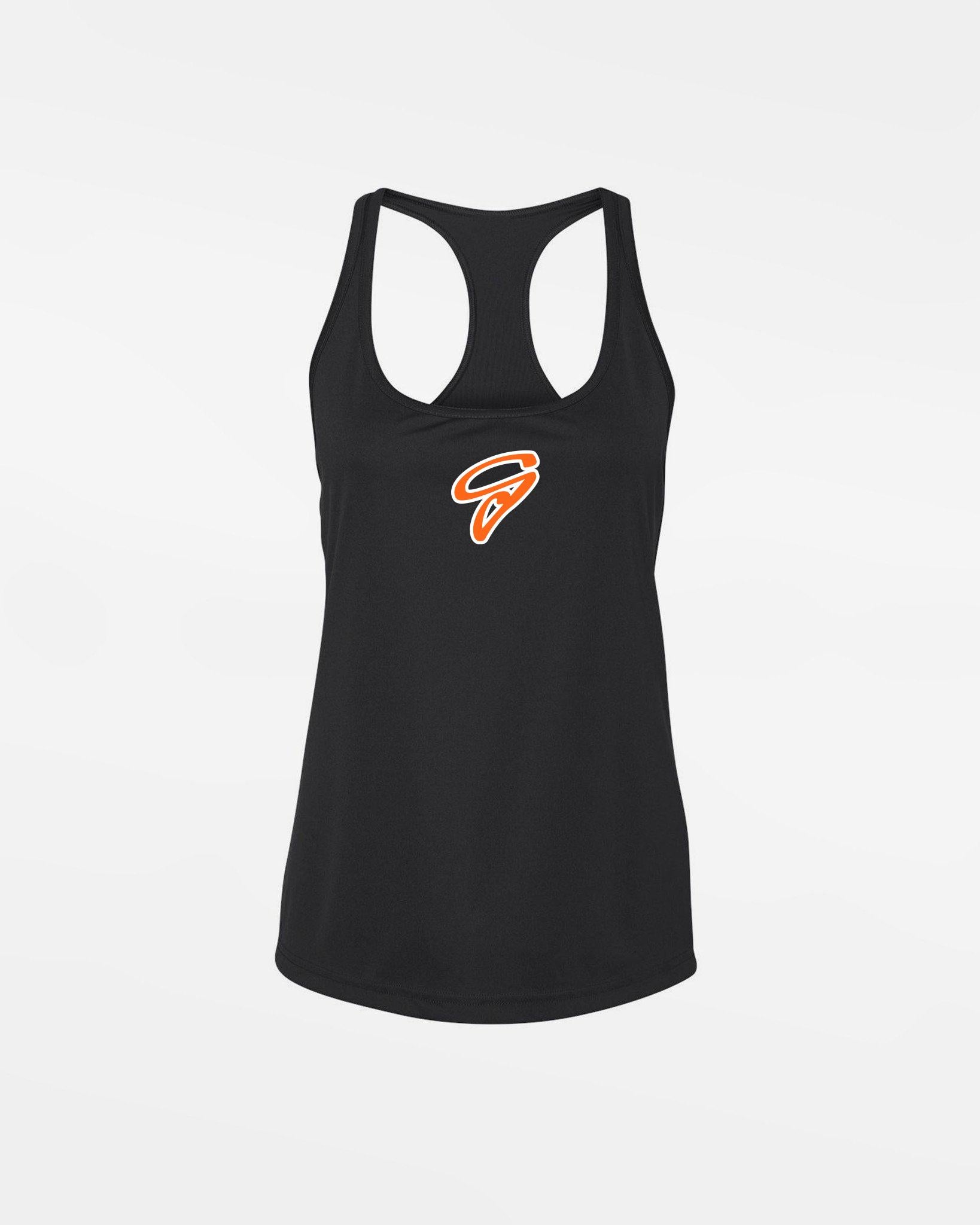 Diamond Pride Ladies Light-Performance Racerback Tank "Gröbenzell Bandits", G, schwarz-DIAMOND PRIDE