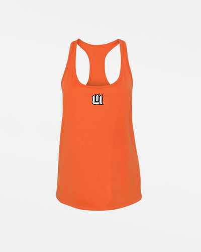 Diamond Pride Ladies Light-Performance Racerback Tank "Laufer Wölfe", W, orange-DIAMOND PRIDE