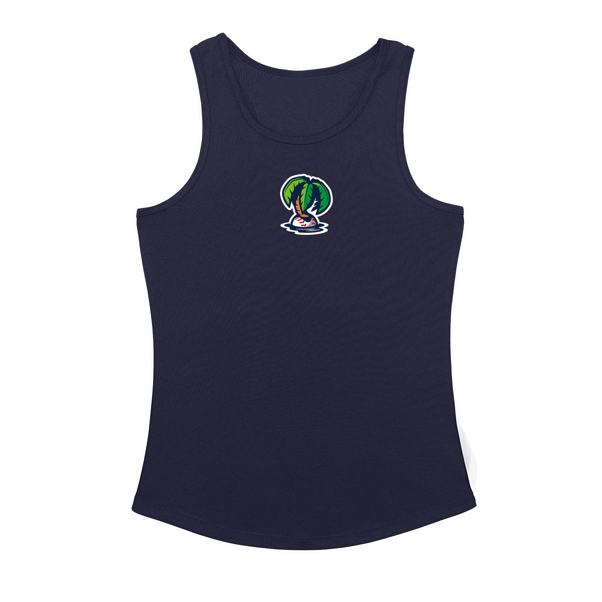 Diamond Pride Ladies Light-Performance Racerback Tank "Munich Caribes", Palme, navy blau-DIAMOND PRIDE