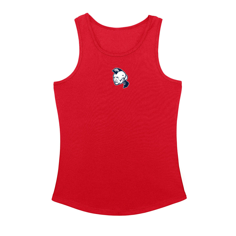 Diamond Pride Ladies Light-Performance Racerback Tank "Nagold Mohawks", Head, rot-DIAMOND PRIDE