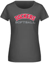 Diamond Pride Ladies Premium Light T-Shirt "Bremen Dockers", Dockers Softball, schwarz-DIAMOND PRIDE