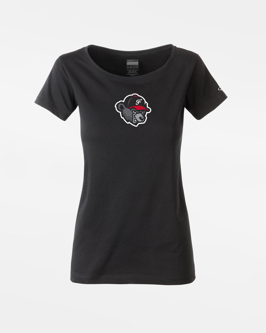 Diamond Pride Ladies Premium Light T-Shirt "Freising Grizzlies", Bear, schwarz-DIAMOND PRIDE