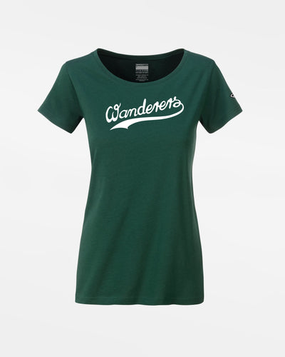 Diamond Pride Ladies Premium Light T-Shirt "Herrenberg Wanderers", Wanderers, dunkelgrün-DIAMOND PRIDE