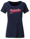 Diamond Pride Ladies Premium Light T-Shirt "Nagold Mohawks", Script, navy blau-DIAMOND PRIDE