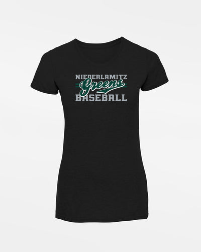 Diamond Pride Ladies Premium Light T-Shirt "Niederlamitz Greens", schwarz-DIAMOND PRIDE