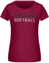 Diamond Pride Ladies Premium Light T-Shirt "Wesseling Vermins", Old Vermins Softball, maroon-rot-DIAMOND PRIDE