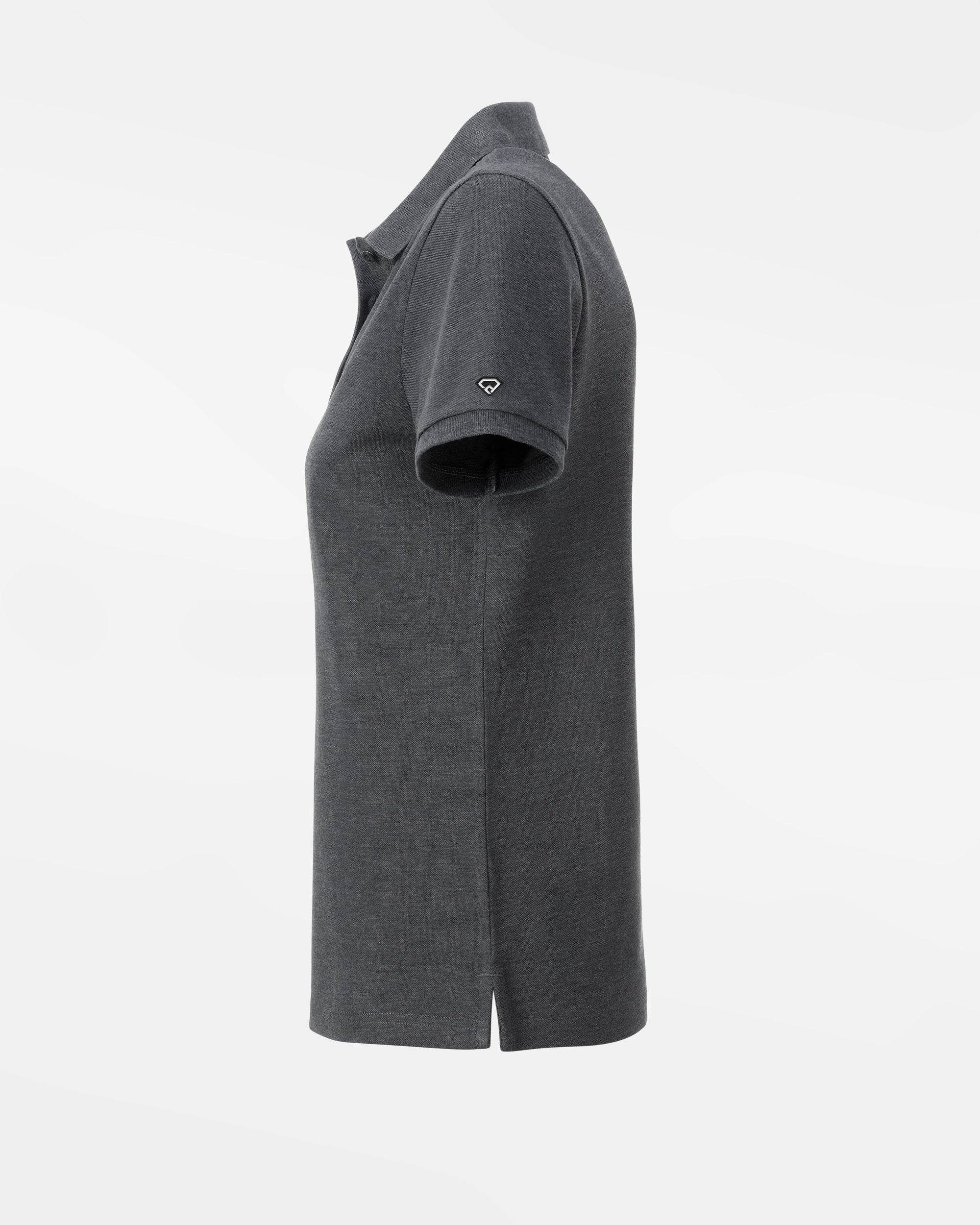 Diamond Pride Ladies Premium Polo-Shirt "Bonn Capitals", BC, heather dunkelgrau-DIAMOND PRIDE