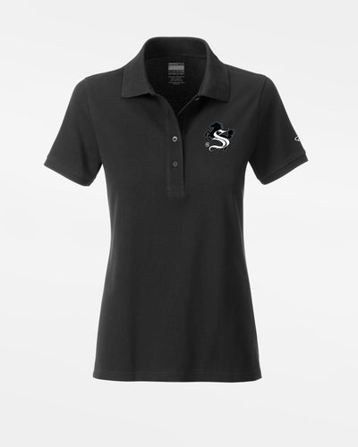 Diamond Pride Ladies Premium Polo-Shirt „Stuttgart Reds“, schwarz-DIAMOND PRIDE