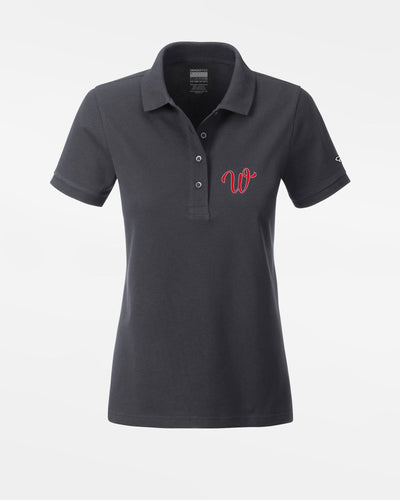 Diamond Pride Ladies Premium Polo-Shirt "Wolfsburg Blackbirds", W, dunkelgrau-DIAMOND PRIDE