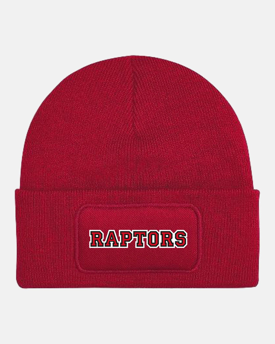 Diamond Pride Patch Beanie "Altdorf Raptors", Script, rot