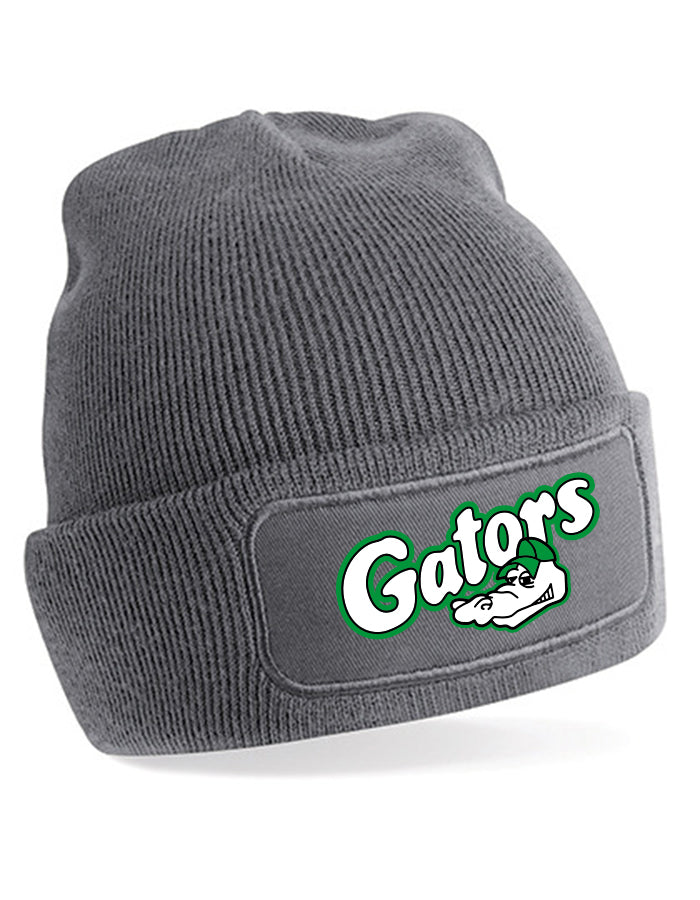 Diamond Pride Patch Beanie "Augsburg Gators", Gators & Head, dunkelgrau