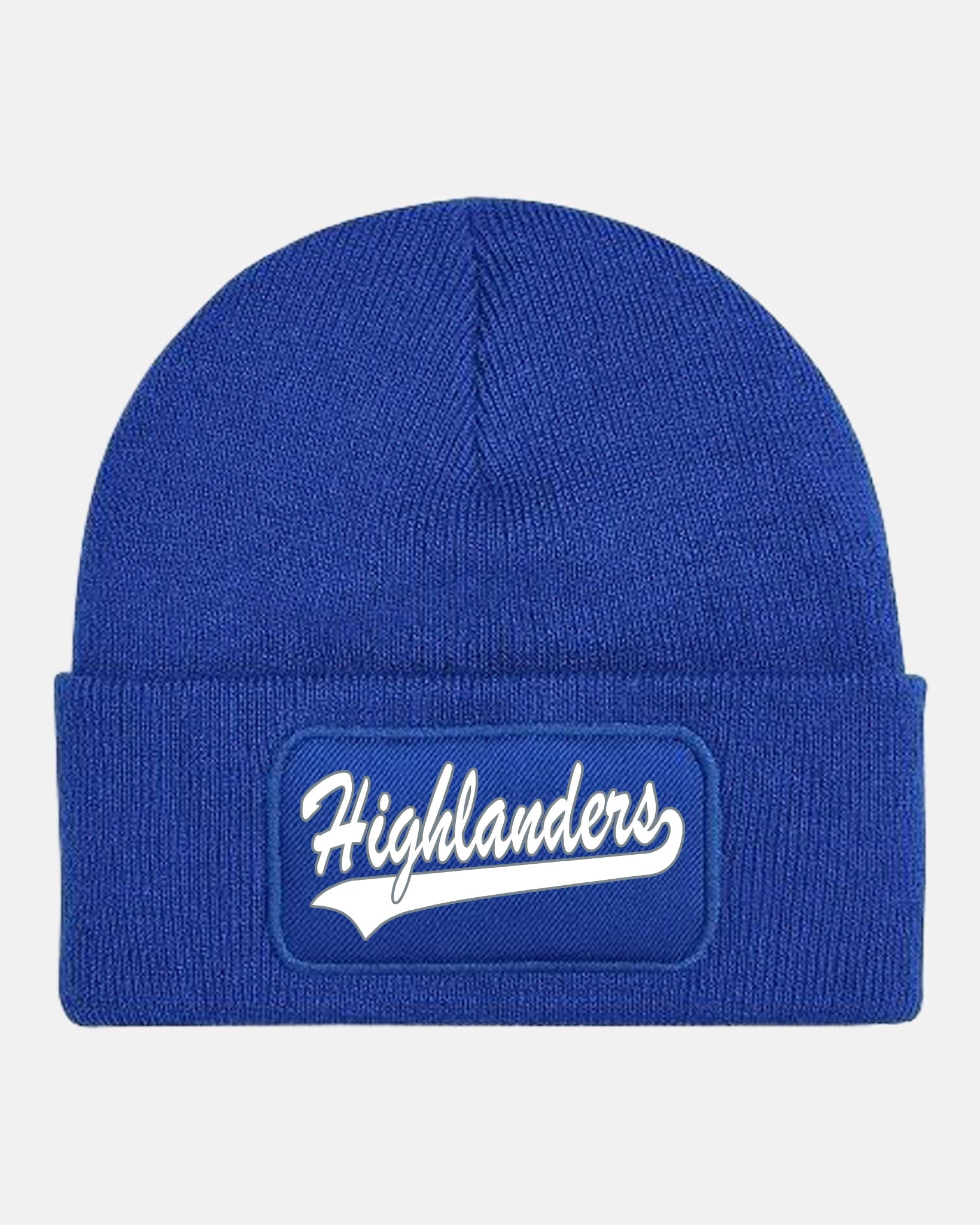 Diamond Pride Patch Beanie "Gramastetten Highlanders", Highlanders, royal blau