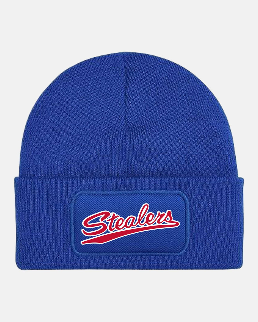 Diamond Pride Patch Beanie "Hamburg Stealers", Script, royal blau