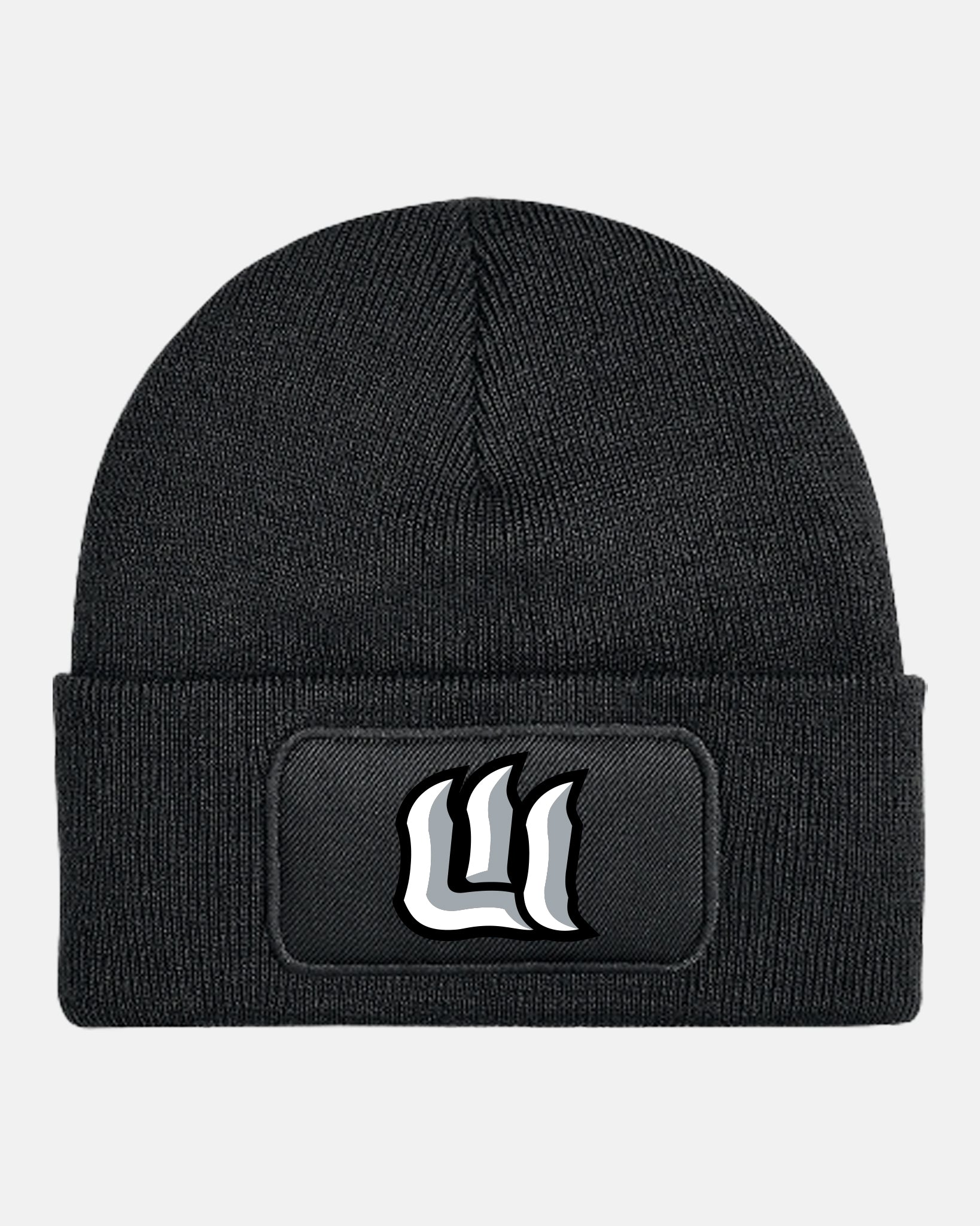 Diamond Pride Patch Beanie "Laufer Wölfe", W, schwarz