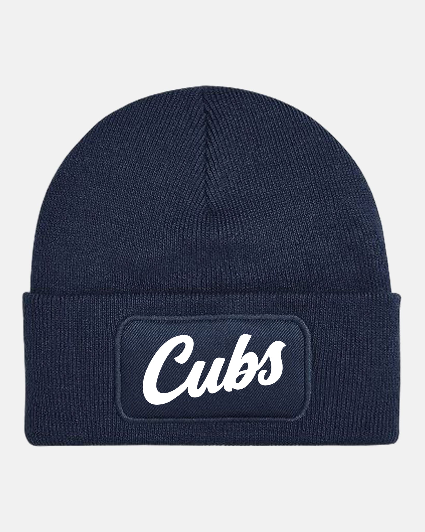 Diamond Pride Patch Beanie "Mühldorf Cubs", Script, navy blau