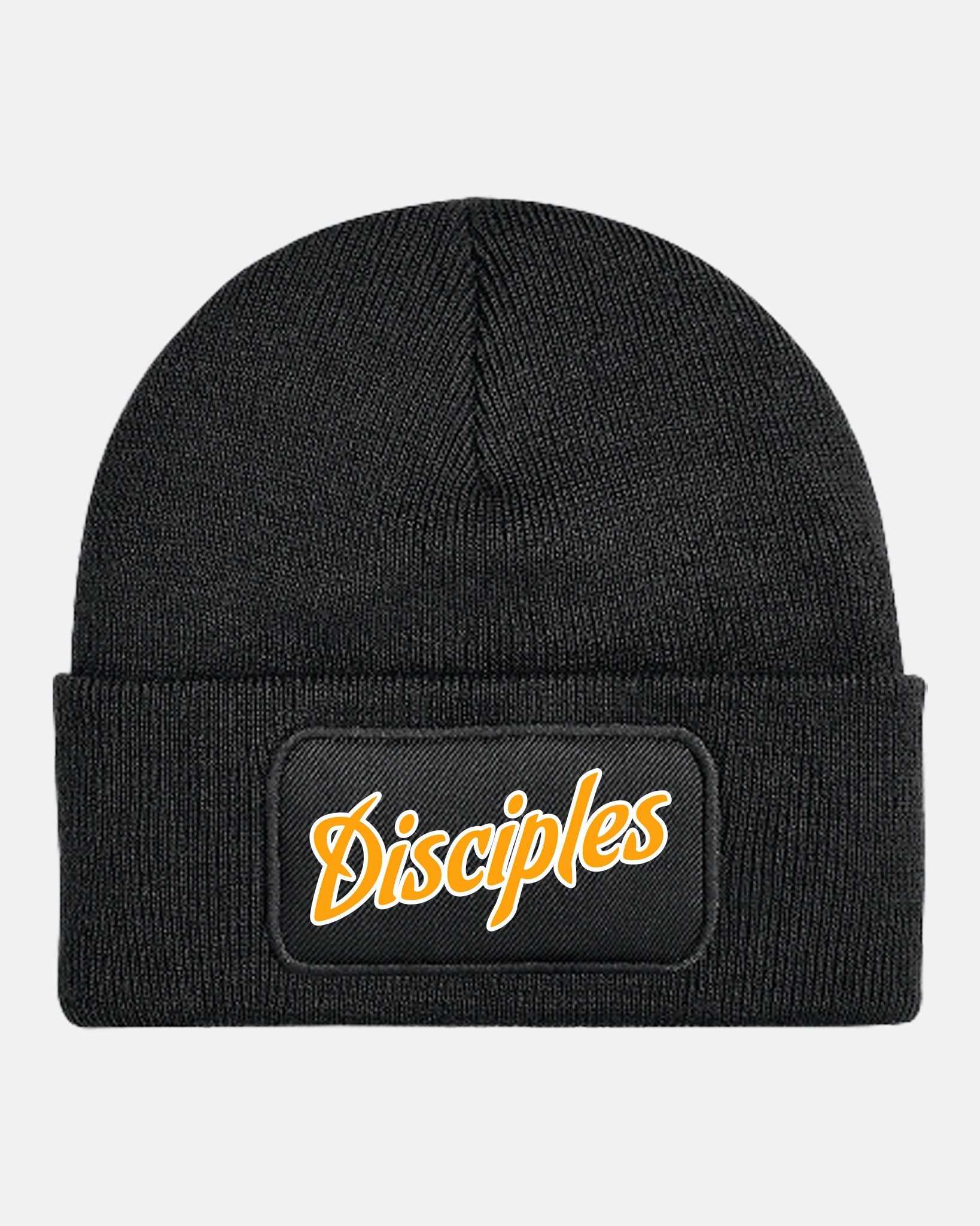 Diamond Pride Patch Beanie "Munich-Haar Disciples", Script, schwarz