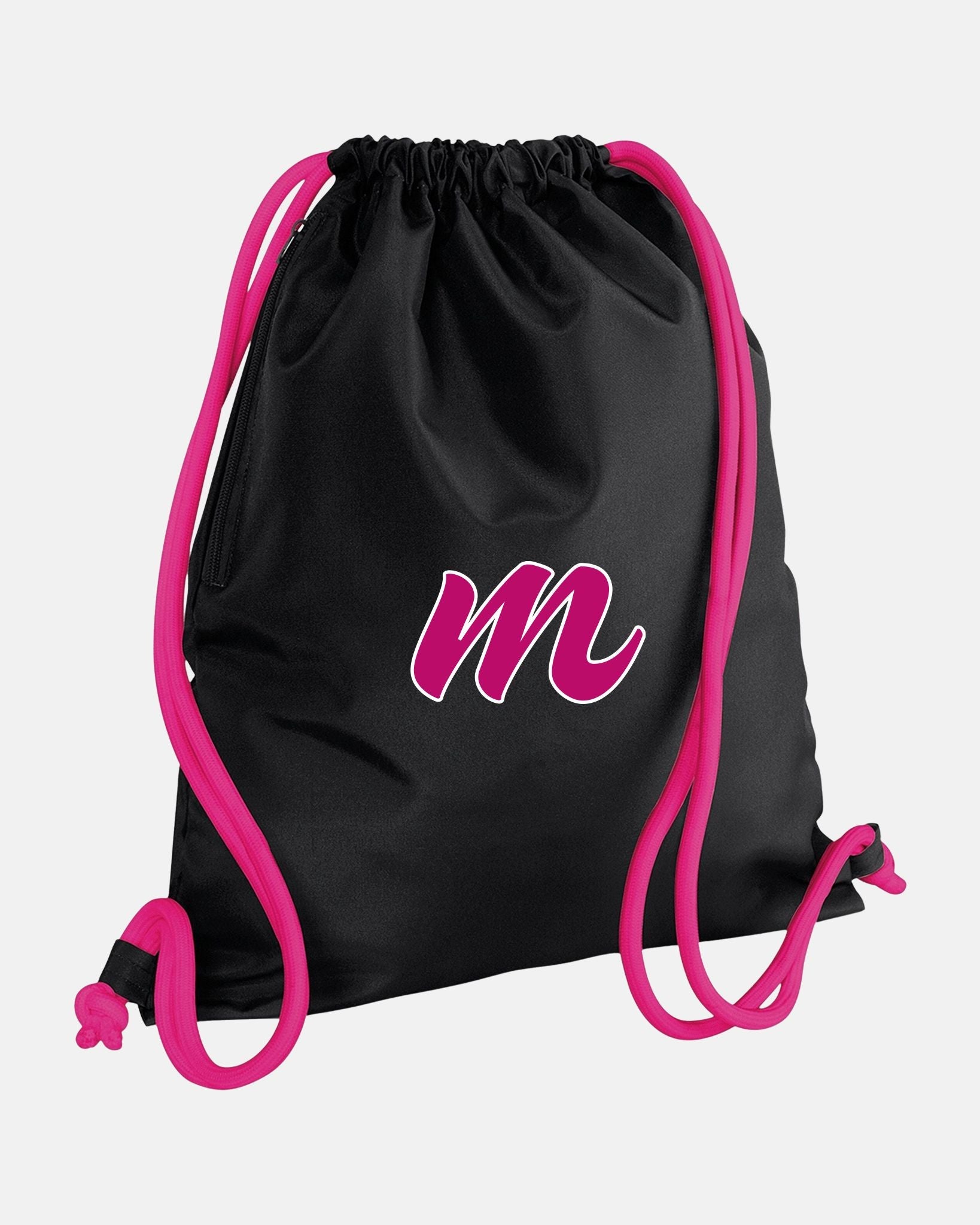 Diamond Pride Performance GymBag "Bonn Magentics", M, schwarz - pink-DIAMOND PRIDE