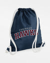 Diamond Pride Performance GymBag "Tübingen Hawks", Script, navy blau - weiss-DIAMOND PRIDE